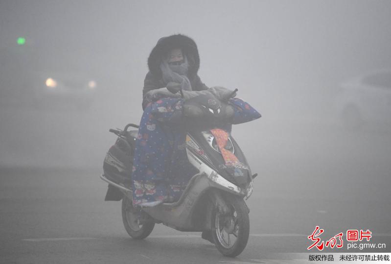 多地迎大雾天气 能见度极低